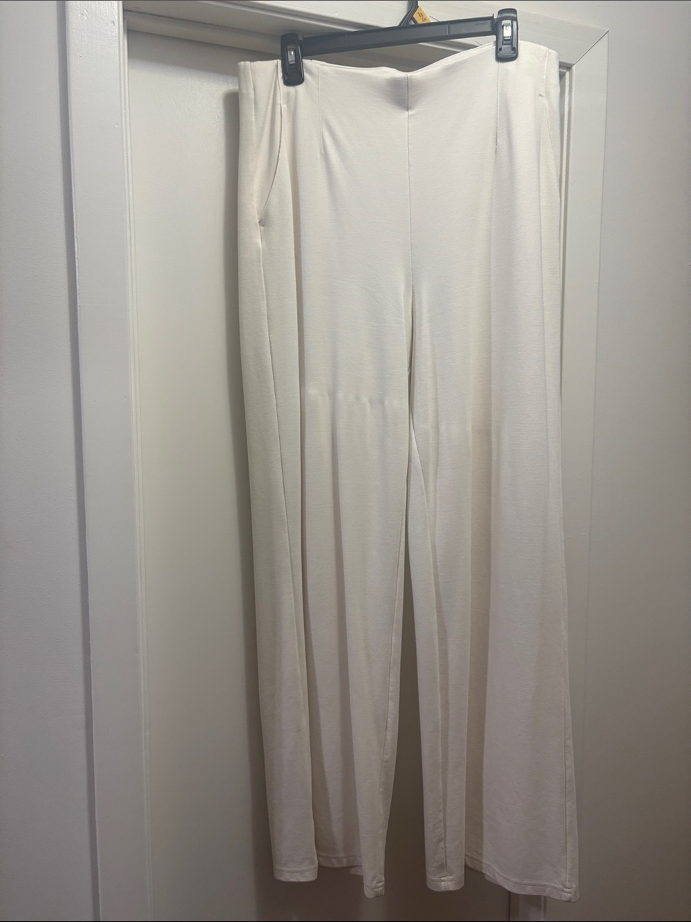 Cato Cream Wide-Leg Palazzo Pants